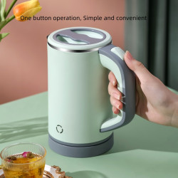 Travel Electric Kettles, Small Kettle 800ml Stainless Steel, 5 Minutes Fast Boiling, 600W Mini Portable Camping Kettle