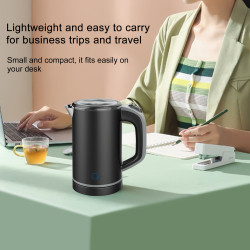 Electric Kettles 600W, 0.8L Stainless Steel Kettle, Portable Mini Electric Kettle, Compact Travel Electric Kettles