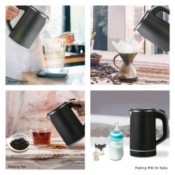 Electric Kettles 600W, 0.8L Stainless Steel Kettle, Portable Mini Electric Kettle, Compact Travel Electric Kettles